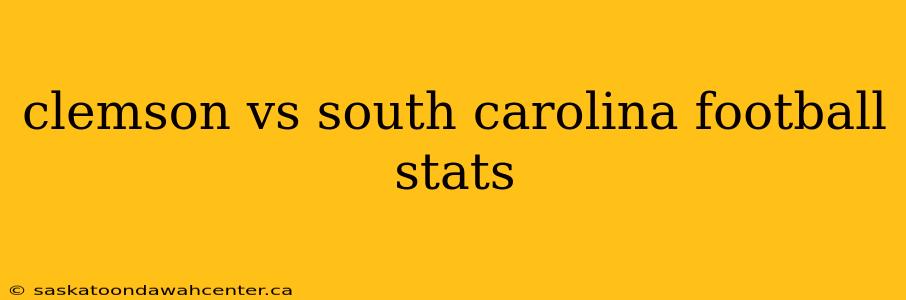 clemson vs south carolina football stats