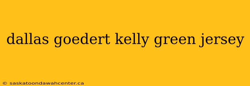 dallas goedert kelly green jersey