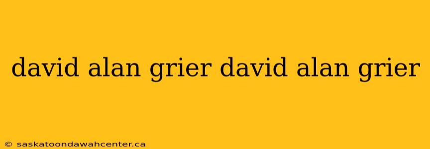 david alan grier david alan grier