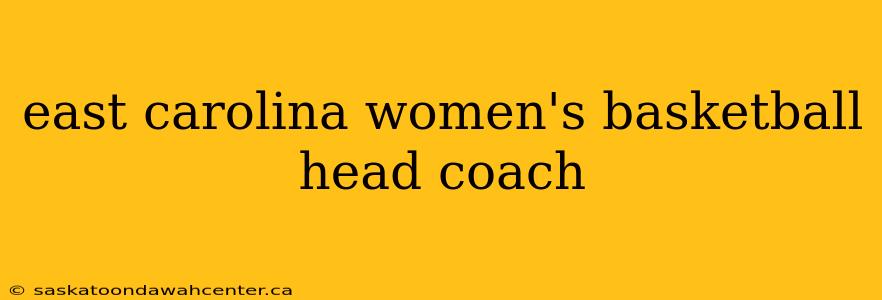 east carolina women's basketball head coach