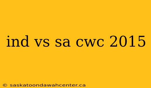 ind vs sa cwc 2015