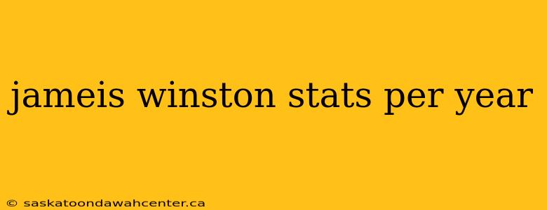 jameis winston stats per year