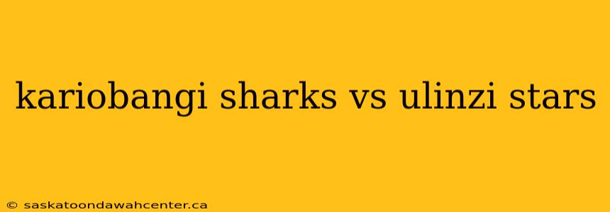 kariobangi sharks vs ulinzi stars