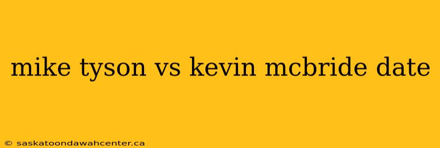 mike tyson vs kevin mcbride date