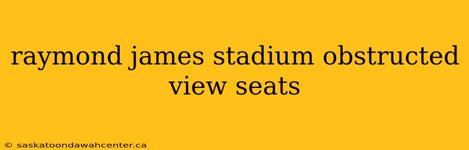 raymond james stadium obstructed view seats