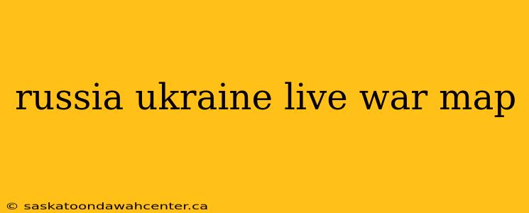 russia ukraine live war map