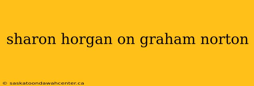 sharon horgan on graham norton