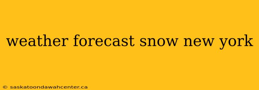 weather forecast snow new york