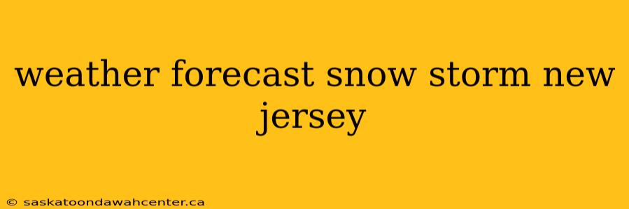 weather forecast snow storm new jersey